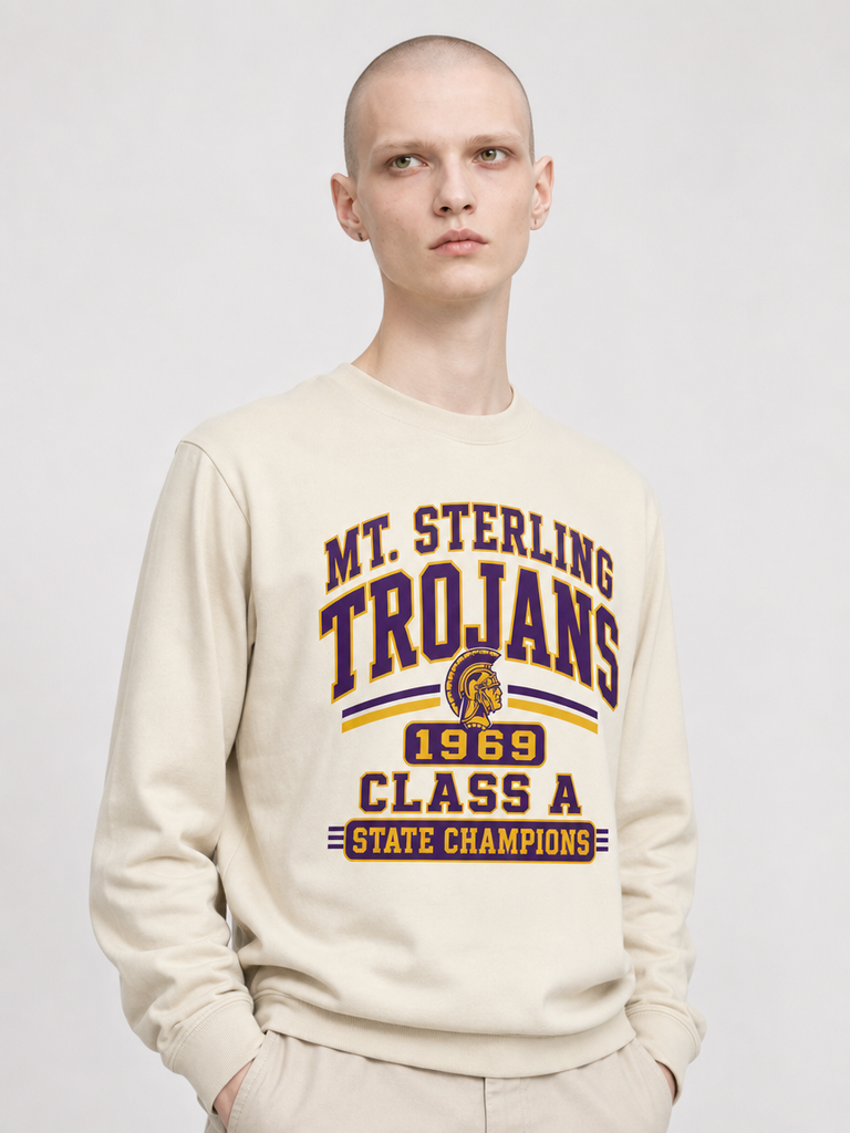 Mt. Sterling Trojans Graphic T-Shirt - Mascot Head