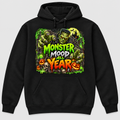 Black Monster Mood hoodie mockup