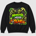 Black Monster Mood sweatshirt mockup