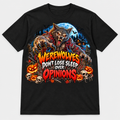 Black T-shirt mockup