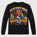 Blue Ridge Born Wild by Nature - Blonde Long Sleeve T-Shirt - Black