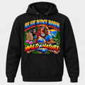 Blue Ridge Born Wild by Nature - Brunette Hoodie - Black