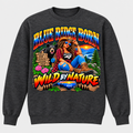 Blue Ridge Born Wild by Nature - Brunette Sweatshirt - Charcoal Heather