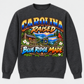 Carolina Raised Blue Ridge Made Sweatshirt - Charcoal Heather