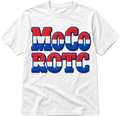 MoCo ROTC Patriotic Puff-Style T-Shirt – White