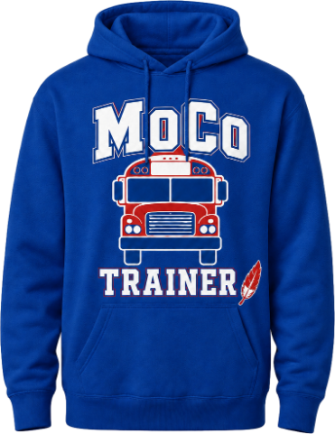 MoCo Bus Trainer Hoodie – Royal Blue