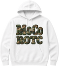 MoCo ROTC Camouflage Puff-Style Hoodie – White