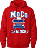 MoCo Bus Trainer Hoodie – Red