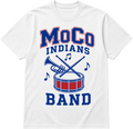 White MoCo Indians Band T-shirt