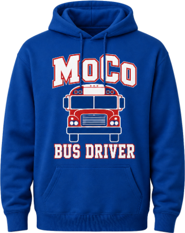 MoCo Bus Driver Hoodie – Royal Blue