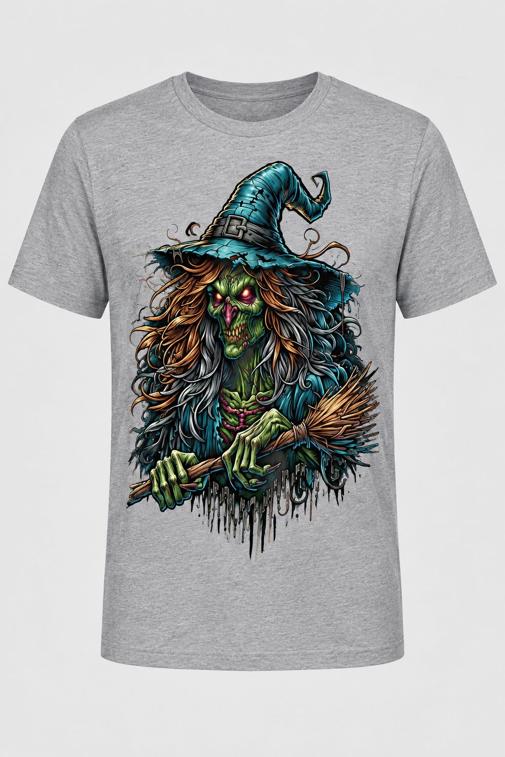 Halloween Witch Graphic T-Shirt