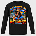 Mountain Grown Hard to Handle Long Sleeve T-Shirt - Black
