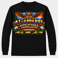 Appalachian & Unapologetic Owl Long Sleeve T-Shirt - Black