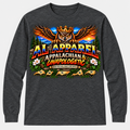 Appalachian & Unapologetic Owl Long Sleeve T-Shirt - Charcoal Heather
