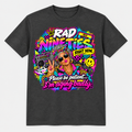 Rad Nineties Right Now T-Shirt - Dark Charcoal