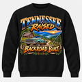 Tennessee Raised Backroad Built Sweatshirt - Black
