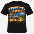 Tennessee Raised Backroad Built T-Shirt - Black