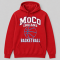 Red MoCo Indians Basketball hoodie