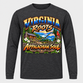 Virginia Roots Appalachian Soul Long Sleeve T-Shirt - Charcoal Heather